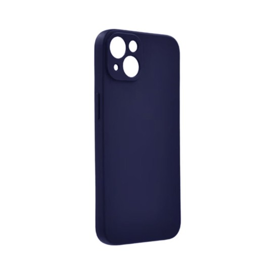 Silicone Case with Camera Shield for Apple iPhone 13 Blue Silicone Case with Camera Shield for Apple iPhone 13 Blue